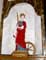 beeld (als ornament) van Sint-Catharinakapel (te Lillo)