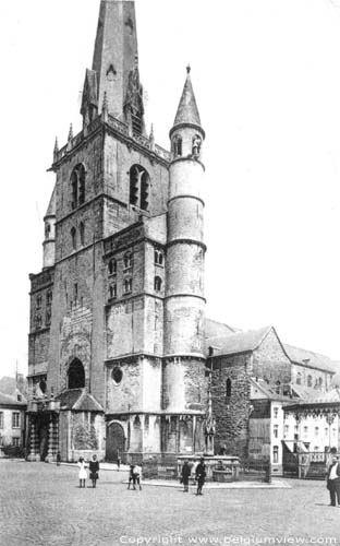 Sint-Gertudis NIVELLES / NIJVEL foto Voor de renavotie omstreeks 1900