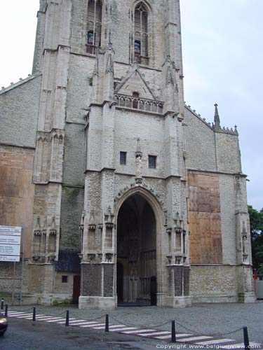 Sint-Gummaruskerk LIER foto Inkom westelijke gevel