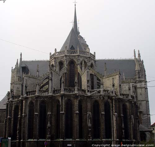 Sint-Gummaruskerk LIER foto Achterschip