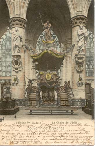 Saint-Michaels' cathedral (Saint-Michael and  Sainte-Gudule) BRUSSELS-CITY / BRUSSELS picture e
