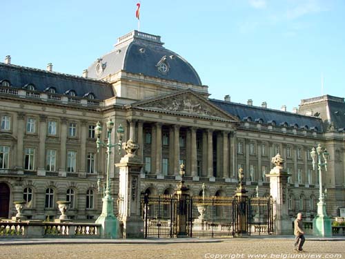 Koninklijk Paleis BRUSSEL-STAD / BRUSSEL foto Detail voorgevel