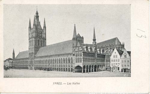 Clothmakers' Hall and belfry IEPER picture e