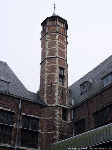 Oude Beurs - Den Rhijn ANTWERPEN 1 (centrum) / ANTWERPEN foto Pagaddertoren of toren met belvdre.