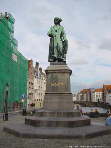 Statue Jan Van Eyck BRUGES picture 