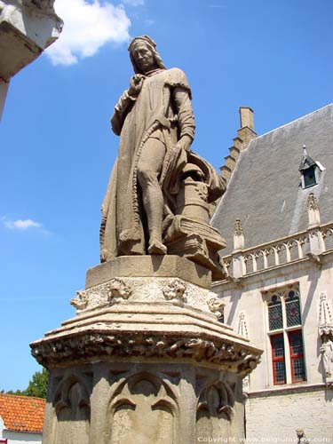 Statue of Jacob van Maerlandt DAMME picture 