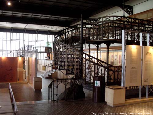 Museum voor Natuurwetenschappen BRUSSEL-STAD / BRUSSEL foto Smeedijzer in de grote Art-Nouveau zaal