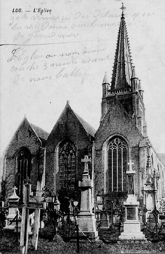 Sint-Pietersabdijkerk LO-RENINGE foto Toestand voor de eerste wereldoorlog