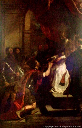 Sint-Bartholomeuskerk GERAARDSBERGEN foto Het schilderij met als titel 