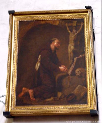 Sint Jan Baptist en Evangelist kerk MECHELEN foto De Heilige Franciscus van Assisi.