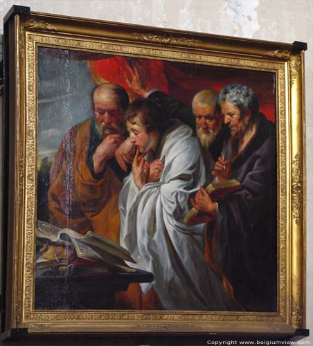 Sint Jan Baptist en Evangelist kerk MECHELEN foto De 4  Evangelisten. Copy van een werk van Jrodaens.
