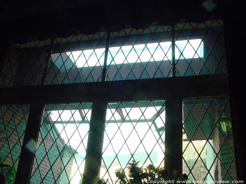 Eerste eigen Woonhuis Dierkens GENT foto Gals-in-lood raam.