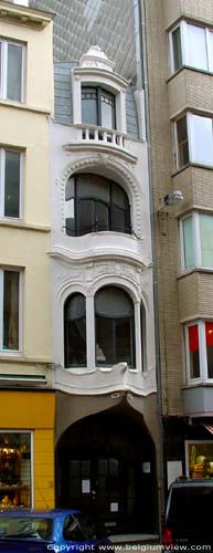 Smal Art Nouveau Huis OOSTENDE foto 