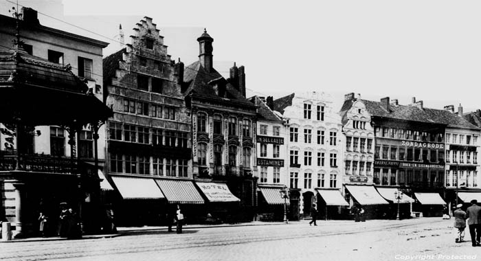Korenmarkt anno 1900 GAND photo 