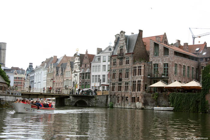 View on the city from the water GHENT picture 