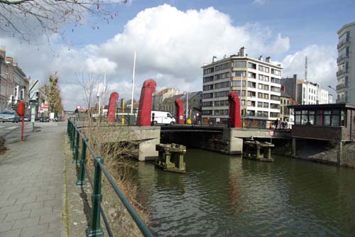 Visserij en Benedenschelde (zicht van op de Van Eyckbruggen) GENT foto 
