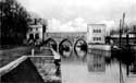 Pont des Trous TOURNAI / DOORNIK foto: Brug in 1912
