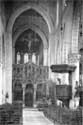 Sint-Niklaaskerk DIKSMUIDE foto: Vooroorlogs interieur, met fraai doksaal.