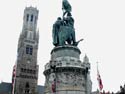 Statue Pieter de Koninc et Jan Breidel BRUGES photo: 