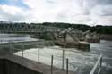 Ecluse et escalier  poisson sur la Meuse NAMUR / HASTIERE photo: 
