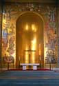 Sint-Christophuskerk CHARLEROI foto: Mozaiek door Jean Ransy. Vind je hem mooi? 